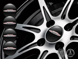 Mini Cooper Édition Emblèmes Roues Étiquettes Résine Personnalisées